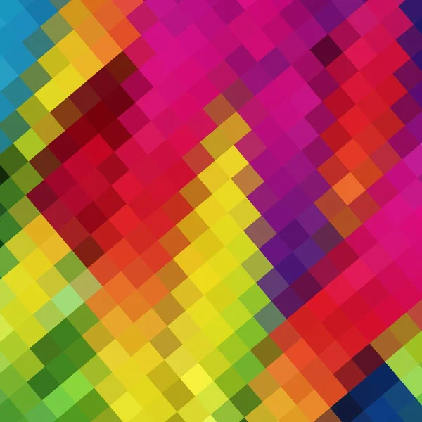 Espectro Abstrato Mosaico Fundo Colorido Com Espaço Cópia Branco — Vetor de Stock