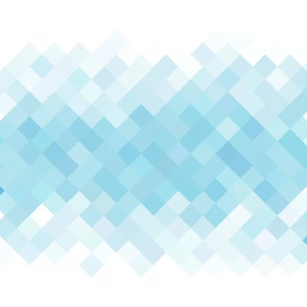 抽象蓝色冬季冷马赛克 矢量圆圈背景与复制空间 — 图库矢量图片