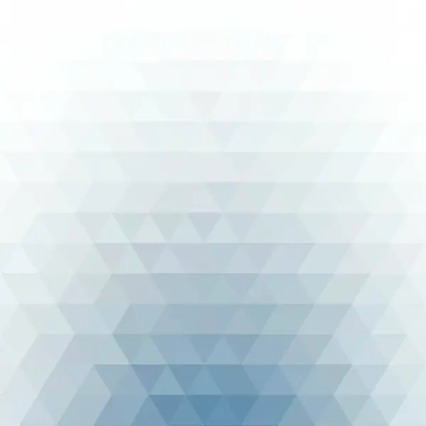 浅蓝色三角形背景 矢量抽象几何模板用于表示 设计一个广告横幅 多角形风格 Mosaic — 图库矢量图片