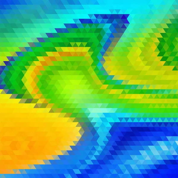 Färgad Triangulär Bakgrund Abstrakt Mall För Presentation Vektor Geometrisk Bakgrund — Stock vektor