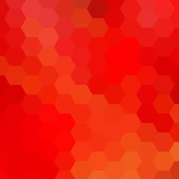 Fond Vecteur Hexagonal Rouge Modèle Présentation Élément Décoration Style Polygonal — Image vectorielle
