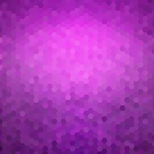 Fondo Geométrico Púrpura Ilustración Estilo Poligonal Hexagones — Vector de stock