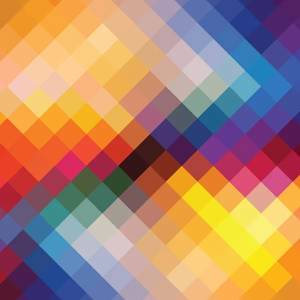 Farbige Pixelvektorhintergründe Präsentationsvorlage Deko Element Polygonaler Stil Abstrakte Geometrische Illustration — Stockvektor