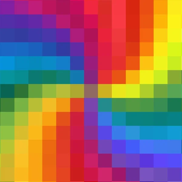 Farbe Geometrischer Hintergrund Vektorillustration Polygonaler Pixel — Stockvektor