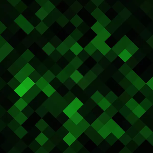 Groene Abstracte Vectorachtergrond Mozaïek Polygonale Stijl — Stockvector