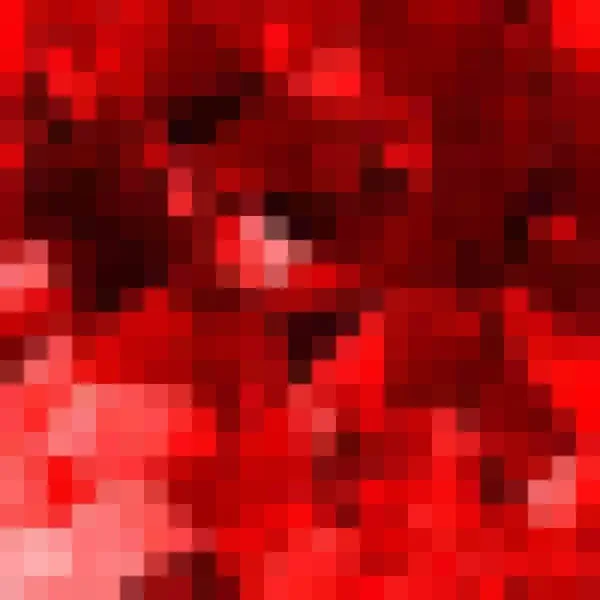 Красный Пиксельный Вектор Фона Шаблон Презентации Элемент Декора Полигональный Стиль — стоковый вектор