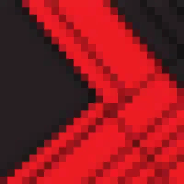 Abstrakta Röda Och Svarta Pixlar Vektor Geometrisk Bakgrund — Stock vektor