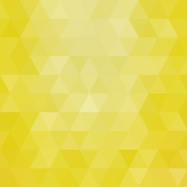 Sarı üçgen desen, geometrik duvar kağıdı. Soyut arkaplan vektörü illüstrasyonu.