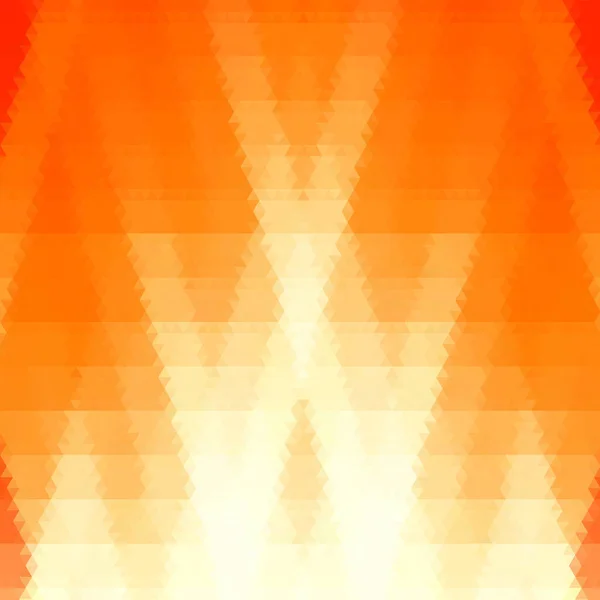 Sfondo Triangolare Arancione Illustrazione Astratta Vettoriale — Vettoriale Stock