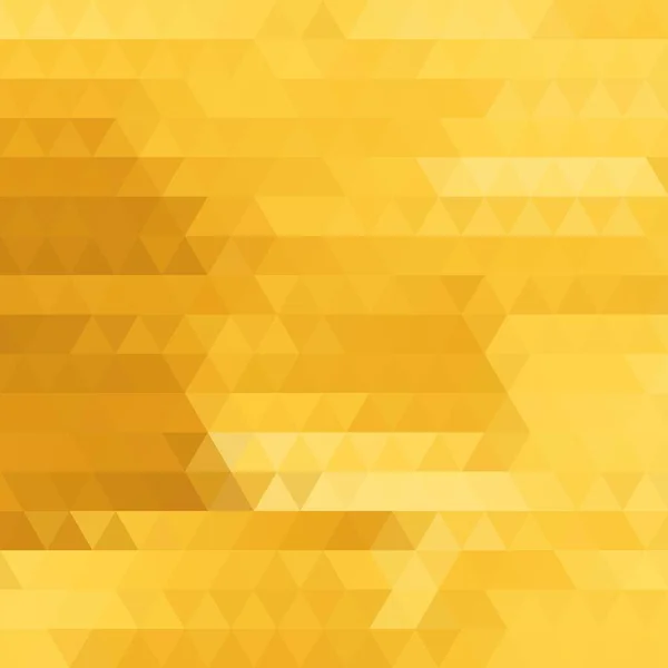 Fondo Triangular Amarillo Abstracto Estilo Poligonal Ilustración Geométrica Vector — Archivo Imágenes Vectoriales