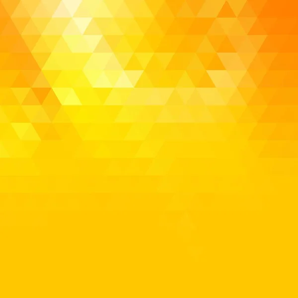 Абстрактный Жёлтый Треугольный Фон Полигональный Стиль Векторная Геометрическая Иллюстрация — стоковый вектор