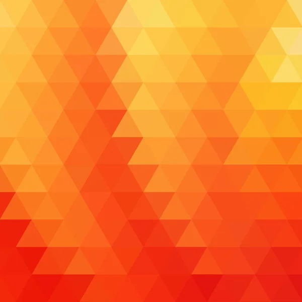 Elemento Diseño Geométrico Ilustración Vectorial Estilo Poligonal Triángulos Naranjas Eps — Archivo Imágenes Vectoriales