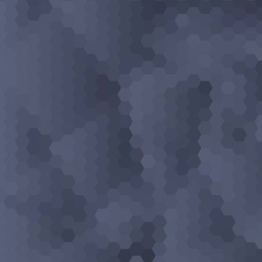 Gri altıgen arka plan, çokgen biçiminde. Sunumlar, reklamlar, broşürler, afişler ve daha fazlası için vektör şablonu.