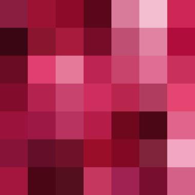 Pembe piksel arka plan. Vektör çokgen biçimi.