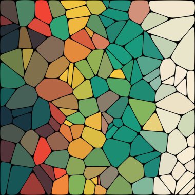 Çakıl taşlarının arkaplanı. Sunum için soyut vektör şablonu.