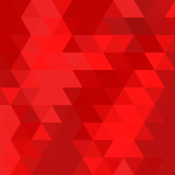 Rode Driehoekige Abstracte Achtergrond Presentatie Template Polygonale Stijl — Stockvector