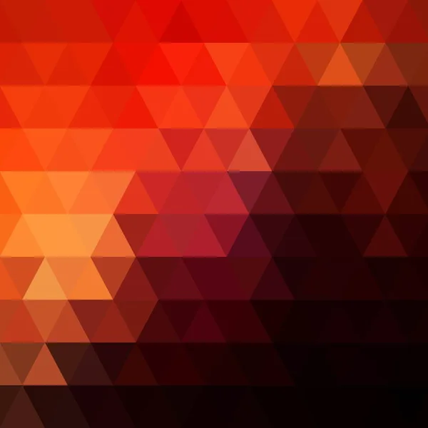 Rotes Geometrisches Designelement Vektorillustration Polygonalen Stil Dreiecke — Stockvektor