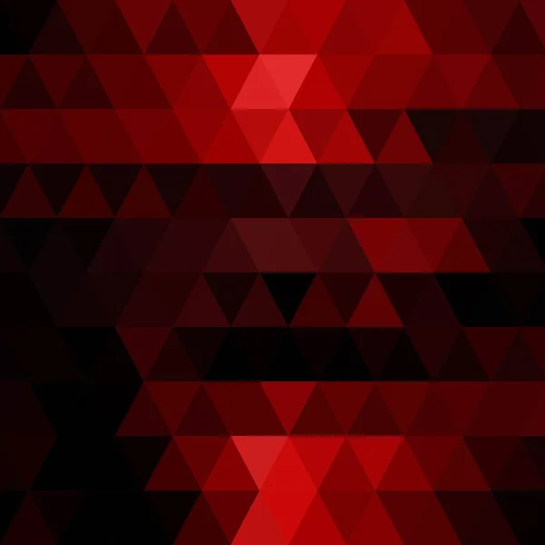 Fondo Triangular Rojo Abstracto Estilo Poligonal Ilustración Geométrica Vector — Archivo Imágenes Vectoriales