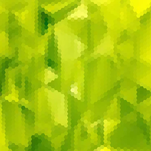 Grön Hexagon Abstrakt Bakgrund Presentationsmall Polygonal Stil — Stock vektor