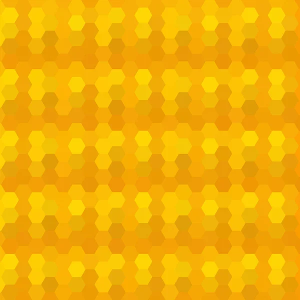 多角形の黄色の六角形の背景 プレゼンテーション パンフレット バナーなどのベクターテンプレート — ストックベクタ