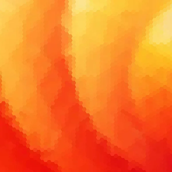 橙色背景 多边形风格的几何图像 — 图库矢量图片