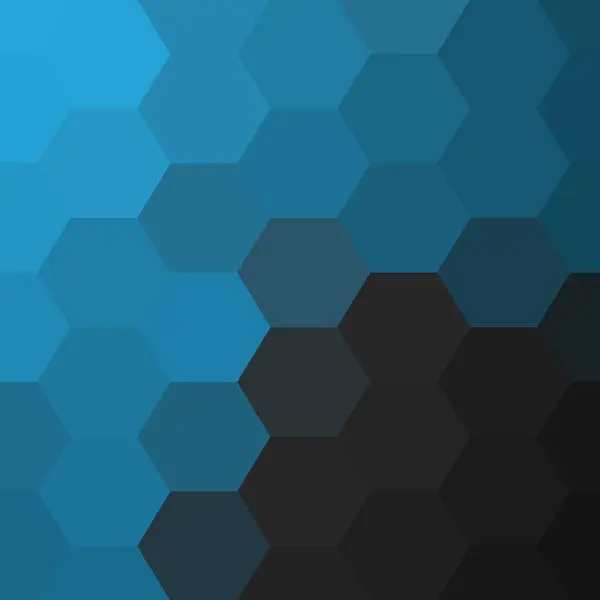 Immagine Geometrica Sfondo Astratto Del Vettore Sfondo Colorato Esagoni Blu — Vettoriale Stock