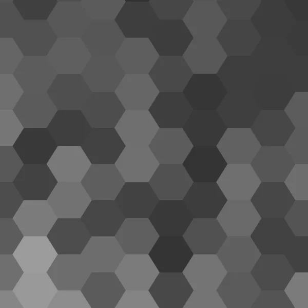 Gray Hexagon Background Vector Graphics Presentation Template — Stock Vector