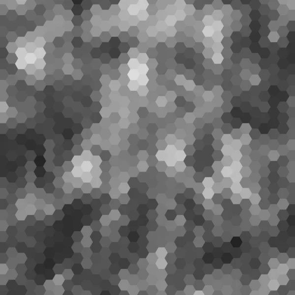 灰色の六角形のベクトル背景 多角形の幾何学的画像 — ストックベクタ