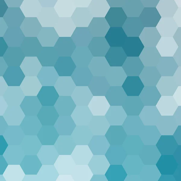Красивый Светло Голубой Цвет Шестиугольного Фона Векторная Иллюстрация Полигональный Шаблон — стоковый вектор
