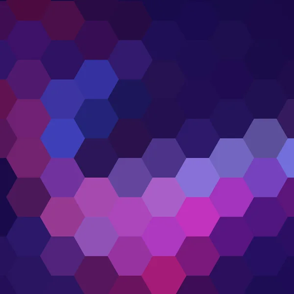 Purple Hexagon Background Presentation Template Vector Background — Stock Vector