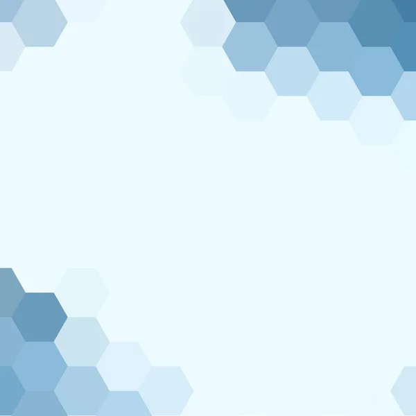 蓝色抽象几何背景 列报模板 — 图库矢量图片