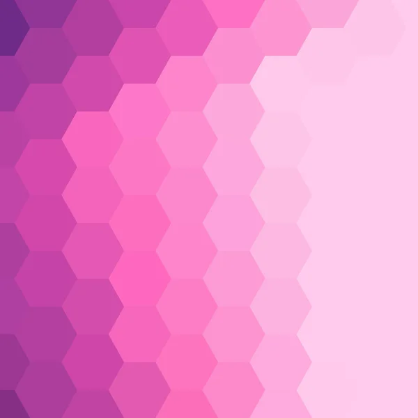 육각형 템플릿 분홍색 육각형 벽지입니다 일러스트 — 스톡 벡터