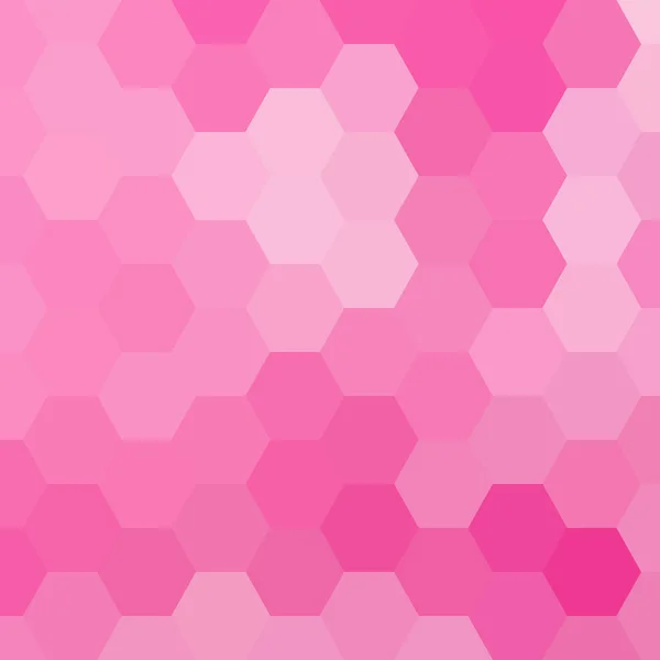 Рожевий Шестикутний Фон Полігональному Стилі Векторний Шаблон Презентацій Реклами Брошур — стоковий вектор