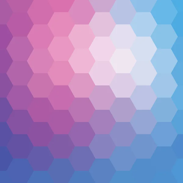Couleur Fond Hexagonal Modèle Présentation Fond Vectoriel — Image vectorielle