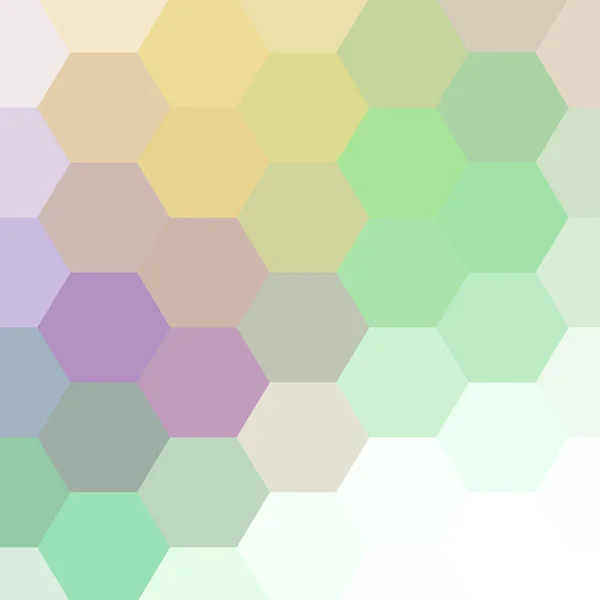 抽象ベクトル幾何学的背景 プレゼンテーション バナー カバーなどのテンプレート 六角形の色 — ストックベクタ