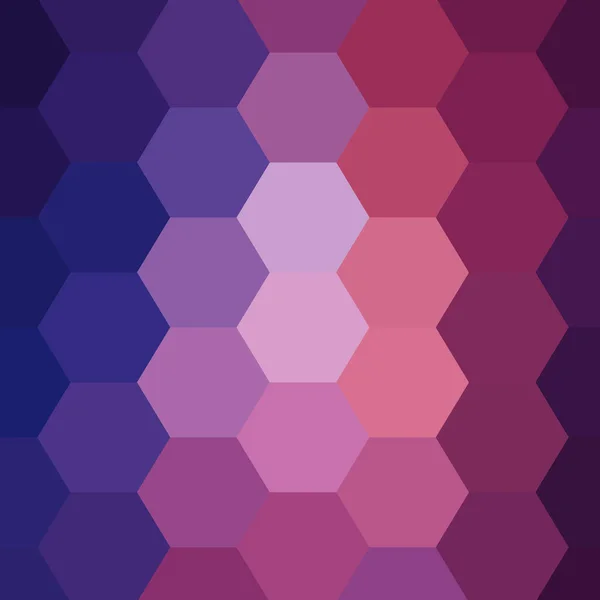 Elemento Diseño Geométrico Ilustración Vectorial Estilo Poligonal Hexagones Color — Vector de stock