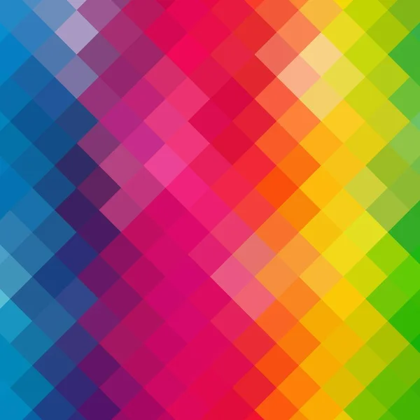 Color Pixel Background Geometric Illustration — Stock Vector