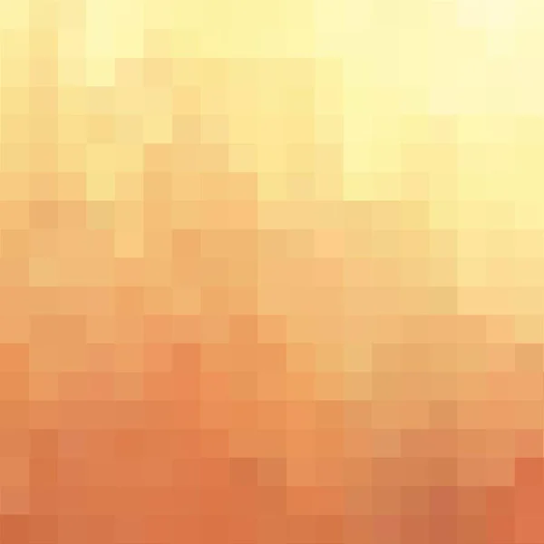 Arany Pixel Háttér Geometriai Illusztráció — Stock Vector