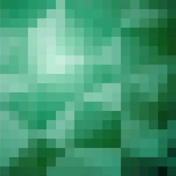 Grüner Pixel Hintergrund Präsentationsvorlage Vektorhintergrund — Stockvektor