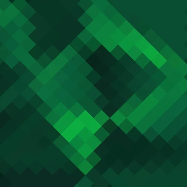 Patroon Groene Pixel Achtergrond Patroon Groene Pixel Behang Vector Illustratie — Stockvector