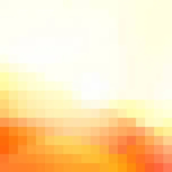 Oranje Geometrisch Design Element Vector Illustratie Veelhoekige Stijl Pixel — Stockvector