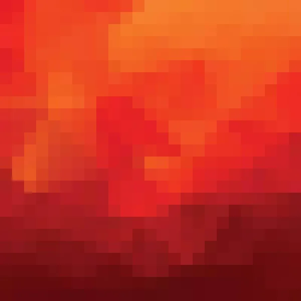 Kırmızı Piksel Deseni Vektör Renkli Piksel Sanat Arkaplanı — Stok Vektör