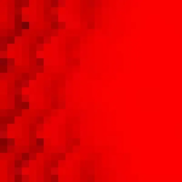 Абстрактний Червоний Піксельний Фон Геометрична Ілюстрація — стоковий вектор