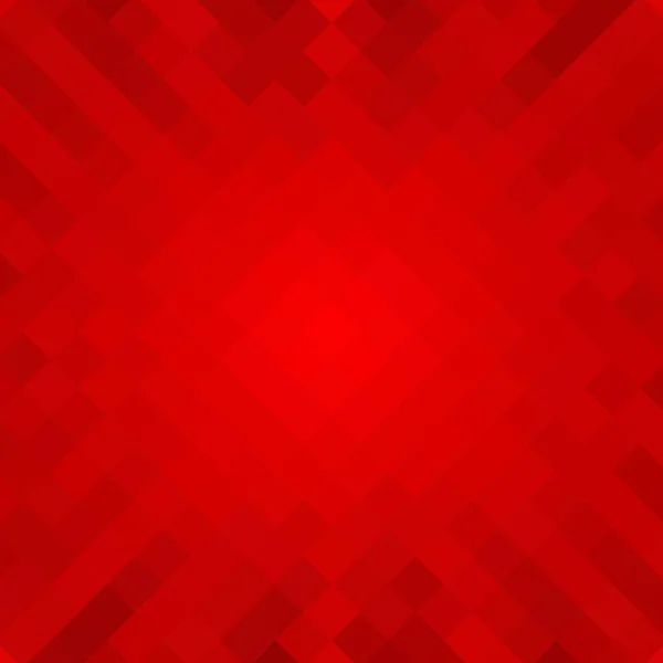 Abstract Pixel Red Background Polygonal Style Vector Geometric Illustration — Stock Vector