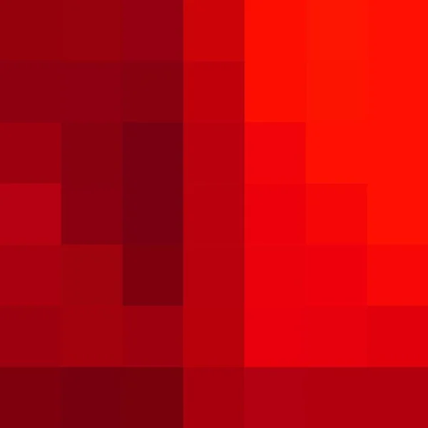 Fondo Abstracto Píxeles Rojos Ilustración Geométrica — Vector de stock
