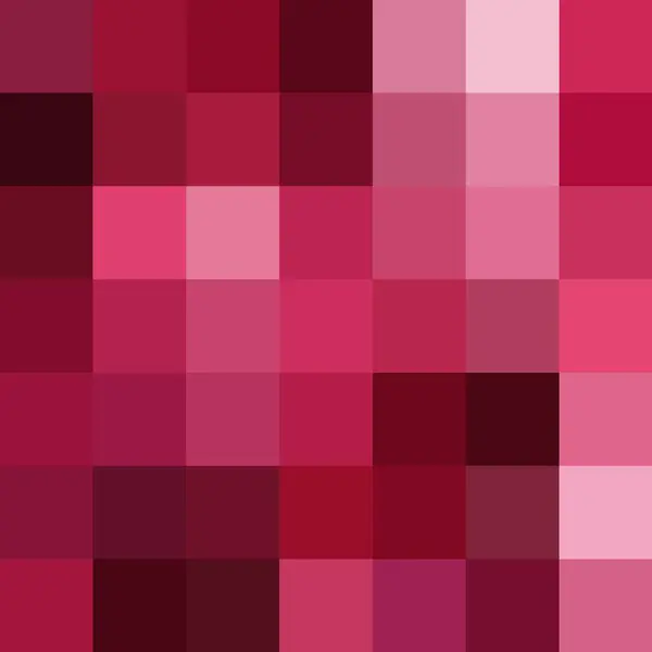 Rózsaszín Pixel Háttér Vektor Sokszögű Stílus — Stock Vector