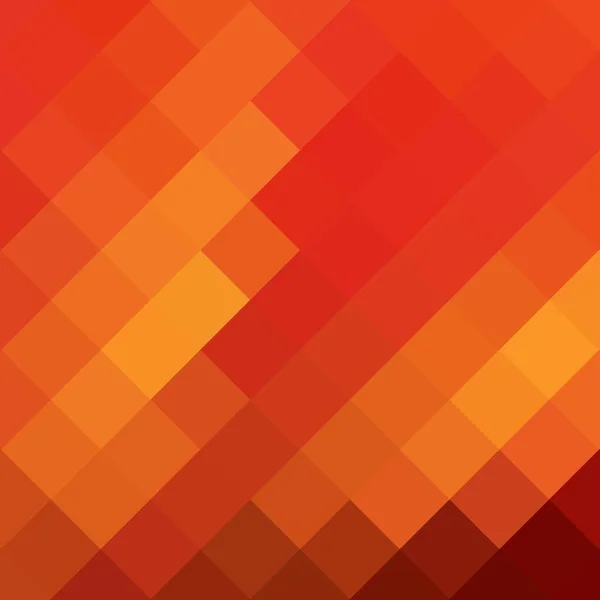 Modello Pixel Fiore Sfondo Pixel Arancione Illustrazione Vettoriale Vostro Disegno — Vettoriale Stock