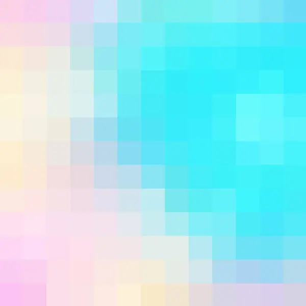 Renk Piksel Arkaplanı Çokgen Stili Geometrik Resim — Stok Vektör