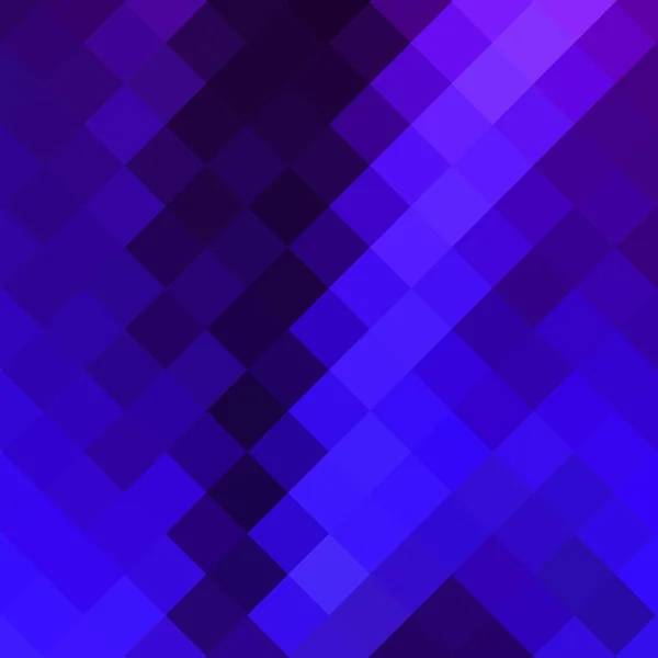 Geometrischer Hintergrund Blaues Pixelmuster Polygonaler Stil — Stockvektor