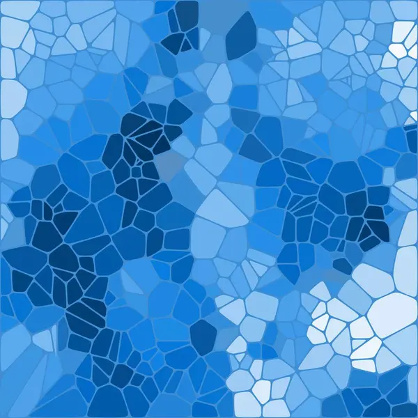 Abstrakter Vektorhintergrund Geometrisches Bild Blaue Kiesel — Stockvektor